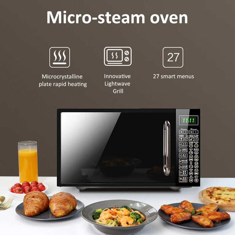 20L Microwave Oven Steam Intelligent Convection Oven Intelligent Large Capacity Kitchen Home Multi-Function Microwave