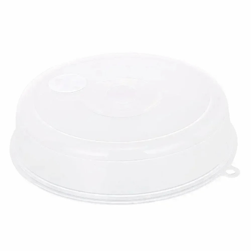 Large Microwave Splatter Cover Lid with Steam Vent Fresh Keeping Kitchen Stackable Sealing Disk Cover Universal Plate Bowl Cover