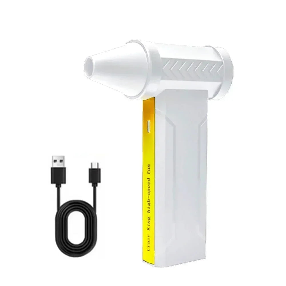 New 10000MAH ,160000RPM Super wind 60M/S Mini Turbo Jet Fan Handheld Brushless Motor Generation Blower industrial Duct Fan car