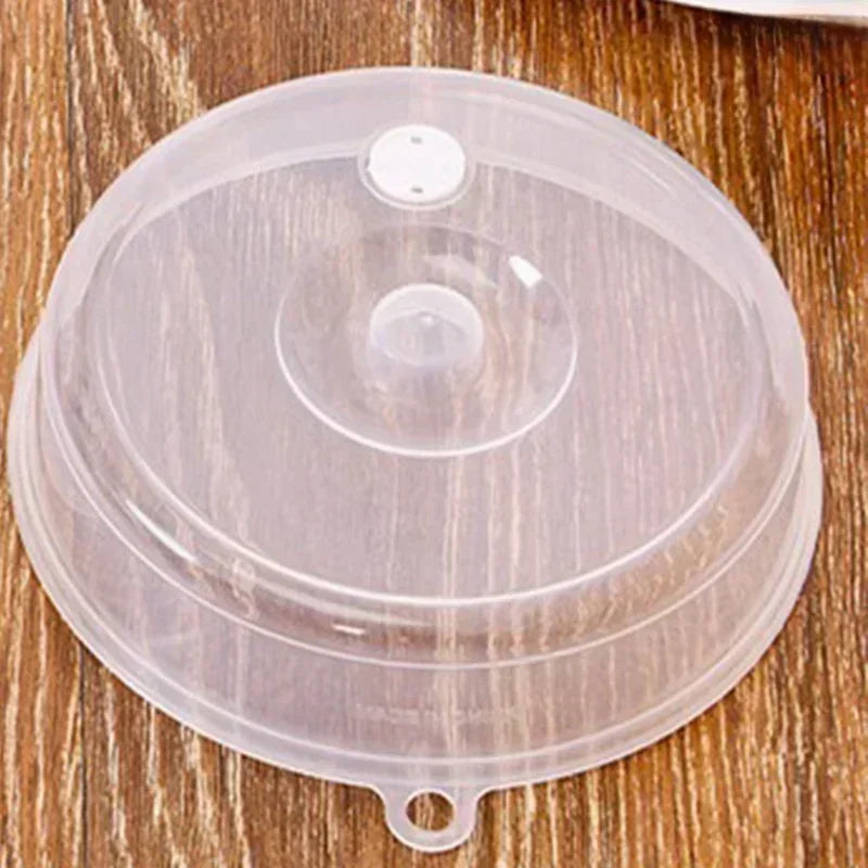 Large Microwave Splatter Cover Lid with Steam Vent Fresh Keeping Kitchen Stackable Sealing Disk Cover Universal Plate Bowl Cover