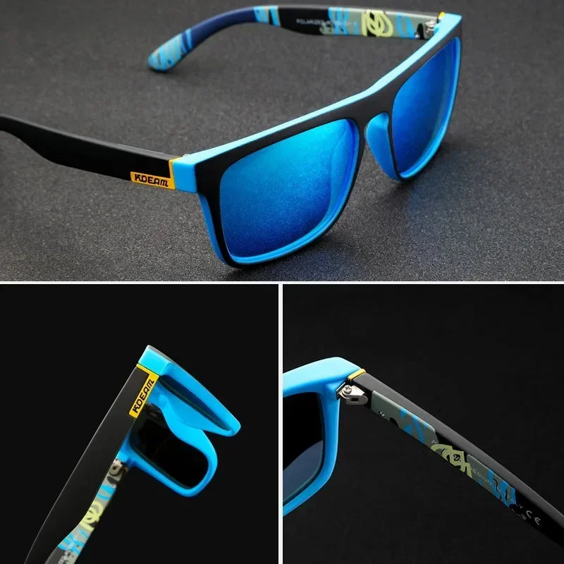 1-2PCs Square Polarized Sunglasses Anti Glare Sun Shades For Summer Party Vacation Travel Driving Fishing