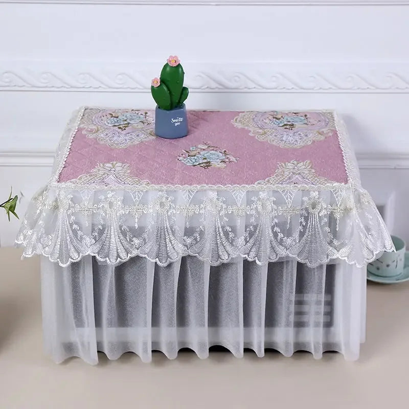 Microwave Oven Covers Lace Full Coverage Electric Protective Cover Dust-proof Anti-oil Home Decor Kitchen Accessories Ins