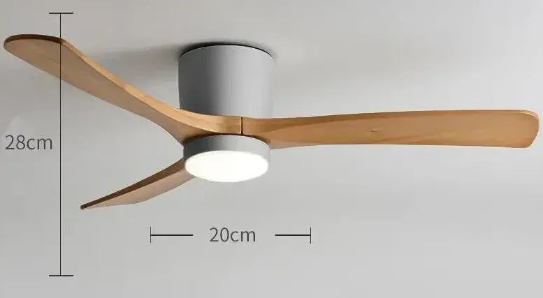 Low Floor Modern Ceiling Fans No Light 36 42 48 56 Inches DC Motor Reversible Blades Remote Control Led Fans Lamp With Lights