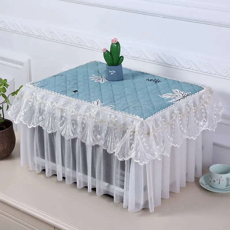 Microwave Oven Covers Lace Full Coverage Electric Protective Cover Dust-proof Anti-oil Home Decor Kitchen Accessories Ins
