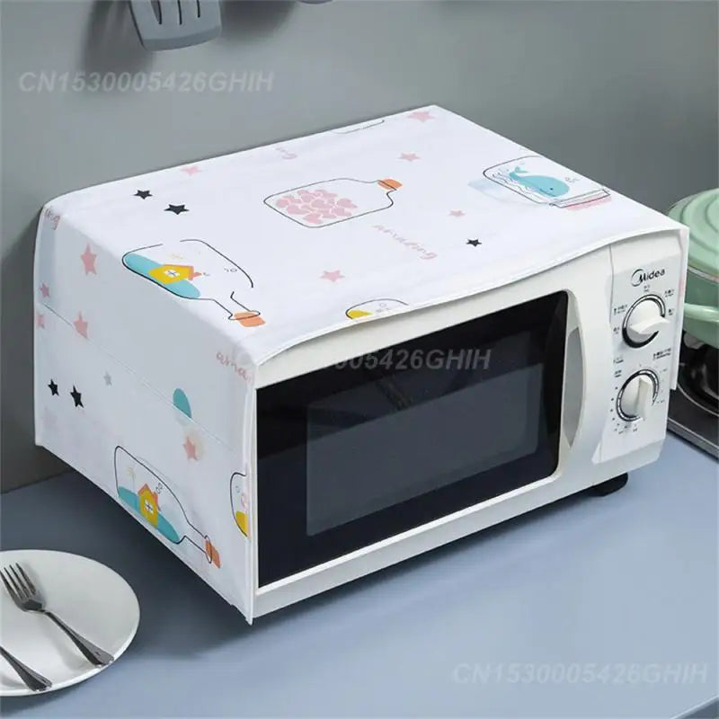 Microwave Oven Dust Cover Slow Furniture Aging Side Bag Design Nordic Wind Household Accessories Multifunctional Dust Cover