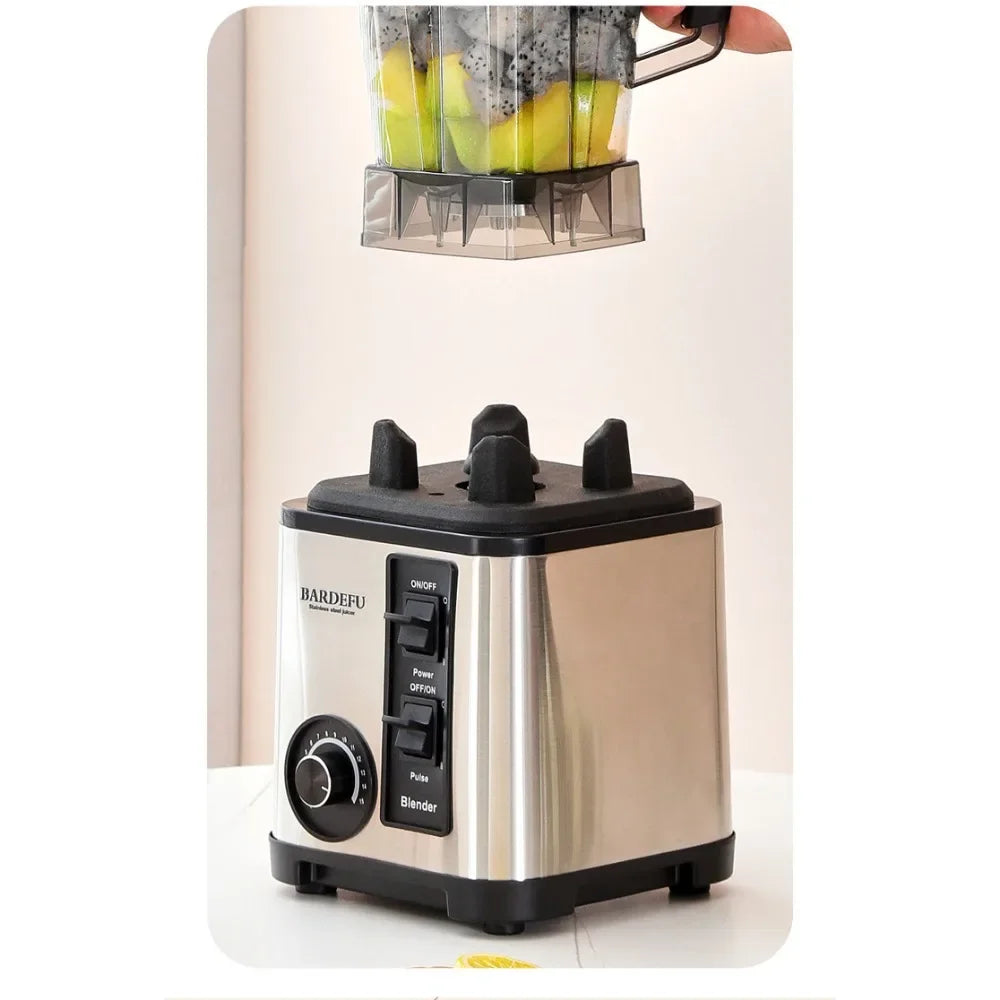 220V 3L Blender 6 in 1 Stainless Steel Icebreaker Large Capacity Wall Breaker Meat Grinder Juicer Household Commercial Salad
