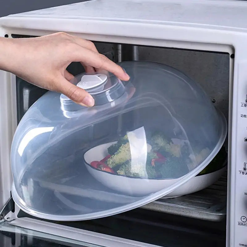 Microwave Cover For Food Anti-Splatter Food Heating Lid Adjustable Steam Vent Anti-Splatter Lid For Most Plates And Bowls