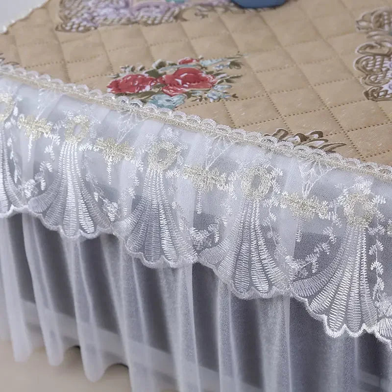 Microwave Oven Covers Lace Full Coverage Electric Protective Cover Dust-proof Anti-oil Home Decor Kitchen Accessories Ins