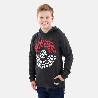 Hoodie for Boys | Pikachu Kids Hoody with Pokeball Design