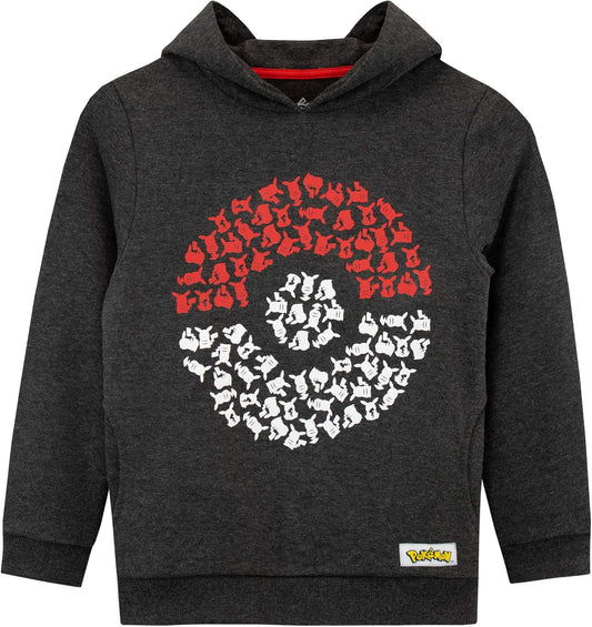 Hoodie for Boys | Pikachu Kids Hoody with Pokeball Design