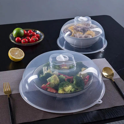 Microwave Cover For Food Anti-Splatter Food Heating Lid Adjustable Steam Vent Anti-Splatter Lid For Most Plates And Bowls