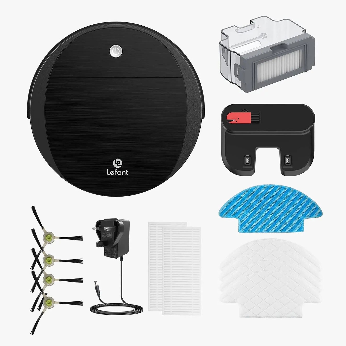 Lefant M213 Robot Vacuum Cleaner, 2200 Pa Strong Suction, Quiet Robotic Vacuum 7.8cm Thin 28cm DIA, Ideal for Pet Hair
