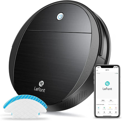 Lefant M213 Robot Vacuum Cleaner, 2200 Pa Strong Suction, Quiet Robotic Vacuum 7.8cm Thin 28cm DIA, Ideal for Pet Hair