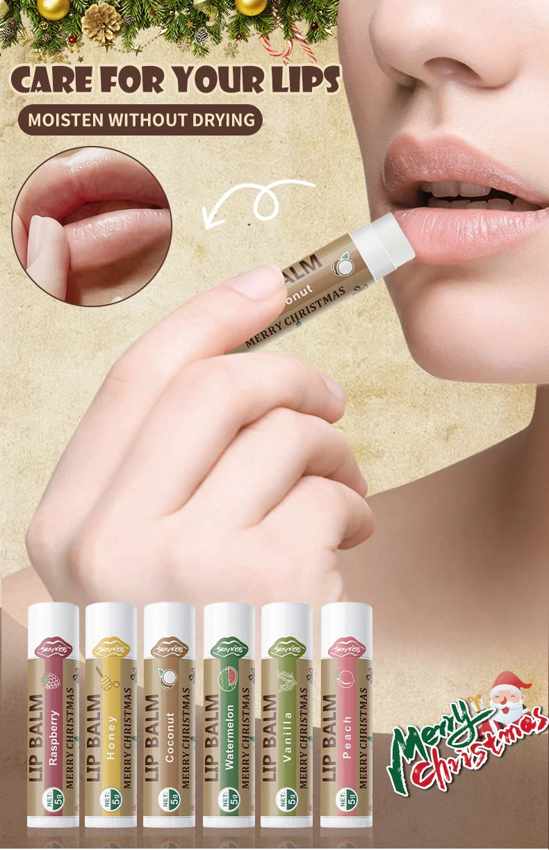 Lips Moisturizing Balm 6PCS/box set