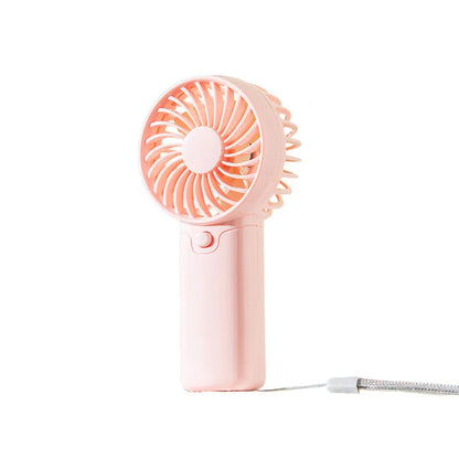 2024 Cute Mini Fan Portable Handheld Fan Lightweight Handy Fan Pocket Size Low Noise Small Electric Fan Student Gift Outdoor Fan