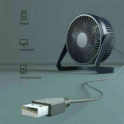 Portable Desktop Mini Fan Usb Rechargeable Ultra-quiet Cooler Cooling Fan Household Electrical Appliances