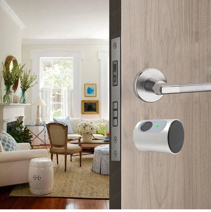 TUYA BLE Smart Home Door Lock DIY Cylinder Core Fingerprint APP Key IC Card Unlock Electronic Smart Lock Digital Keyless Replace