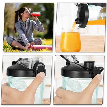 Portable Mini USB Rechargeable Electric Juicer Cup 6 Blades Outdoor Sport Blender Mixer with Straw for Household Car RV Use
