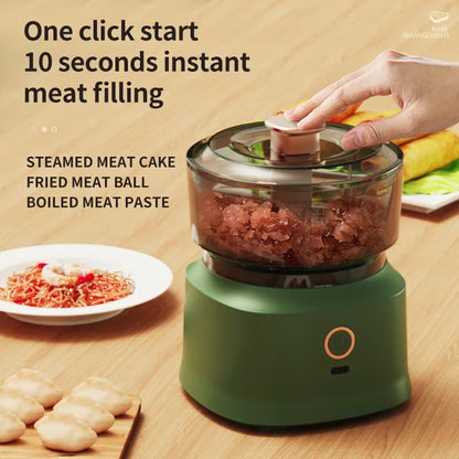 Multifunction Electric Garlic Beater 350ml Wirelessly Blender Comes with Complimentary Food Mixer Can Make Baby Supplement Food