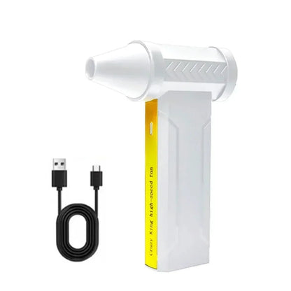 New 10000MAH ,160000RPM Super wind 60M/S Mini Turbo Jet Fan Handheld Brushless Motor Generation Blower industrial Duct Fan car