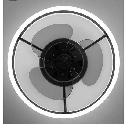 Modern LED Ceiling Fan Light Intelligent APP Remote Dimming 6-speed Fan Light Bedroom Living Room Dining Room Home Electric Fans
