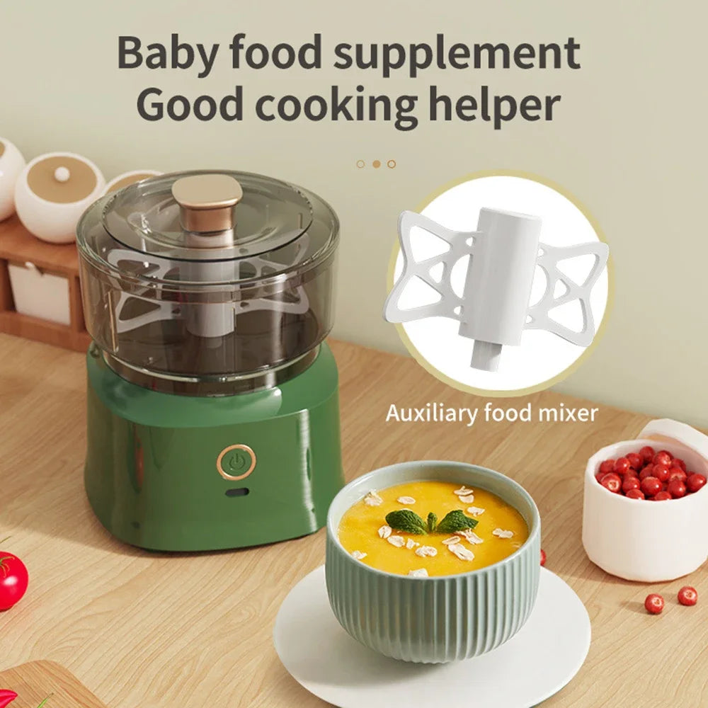Multifunction Electric Garlic Beater 350ml Wirelessly Blender Comes with Complimentary Food Mixer Can Make Baby Supplement Food