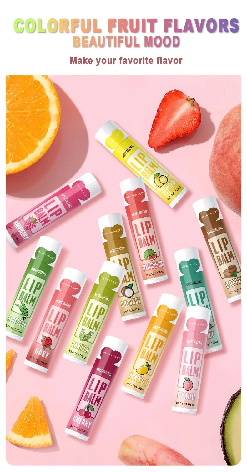 Deep Moisturizing Balm 12 PCS/gift lip balm set 5g