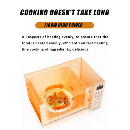 Electric Oven Microwave with A Capacity of 20 Liters, Touch Controls, Heating Leftovers Cooking Fast Food Defrosting Ingredients