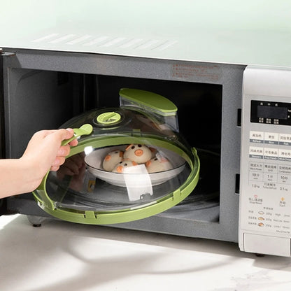 Microwave Splatter Cover Guard with Water Storage Box Microwave Plate Cover Dropship