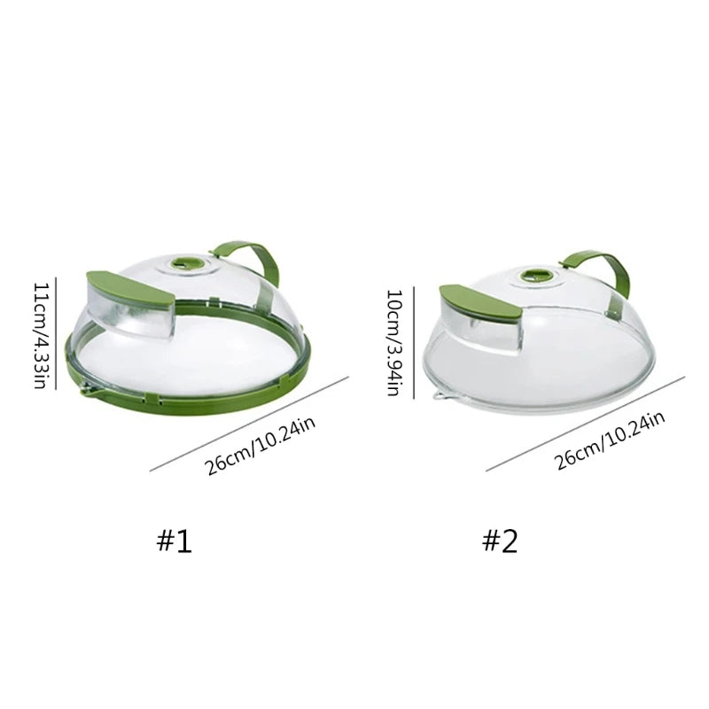 Microwave Splatter Cover Guard with Water Storage Box Microwave Plate Cover Dropship