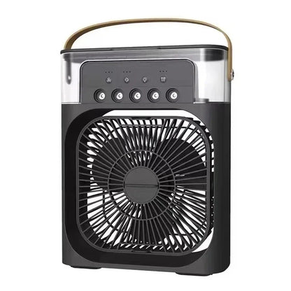 Portable Humidifier Fan 3 in 1 Air Conditioners USB Electric Fan LED Night Light USB 3 Speed Household Small Air Cooler Fans