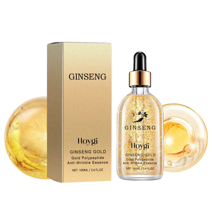 Gold Ginseng Face Essence Polypeptide Lightning Facial Serum for Skin Care 120ml