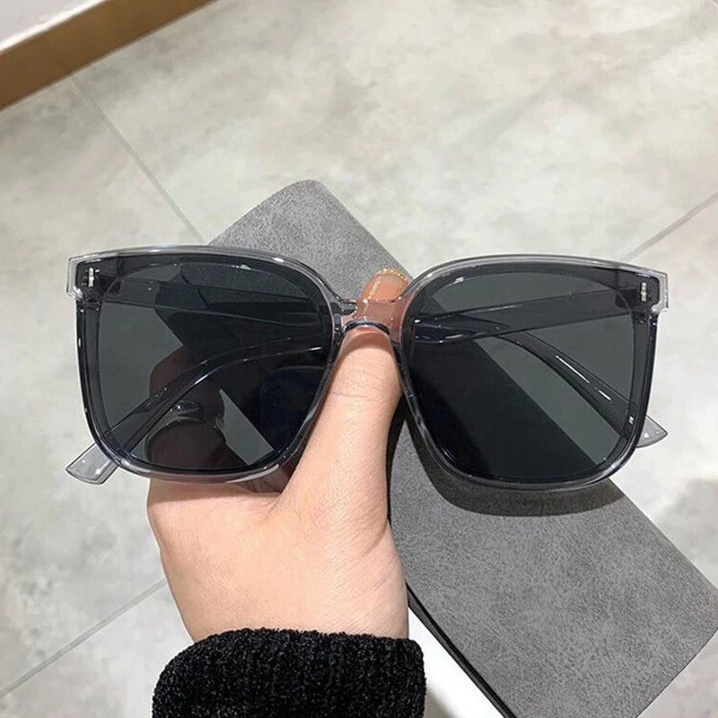 OIMG Vintage Square Sunglasses Women Oversized Sunglass Men Retro Black Sun Glasses Shades Goggle UV400  Oculos De Sol