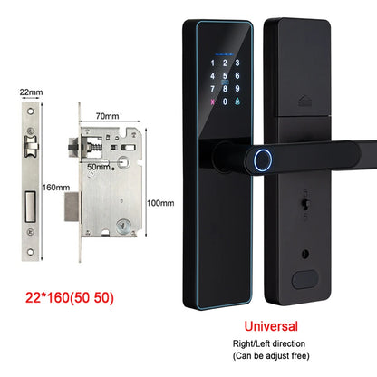 IP65 Waterproof WiFi-Enabled Digital Smart Lock for Front Door Security Smart Keyless Entry Door Lock with Handle