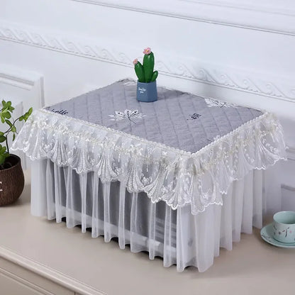 Microwave Oven Covers Lace Full Coverage Electric  Protective Cover Dust-proof Anti-oil Home Decor Kitchen Accessories Ins