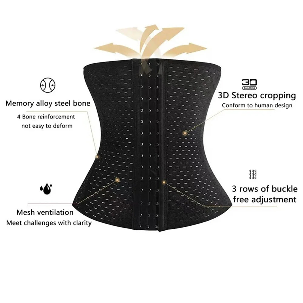 Women Body Shapewear Tummy Slimming Black Belly Band Shaping Shaper Corset Postpartum Flat Belly Postpartum Corset Shapewear