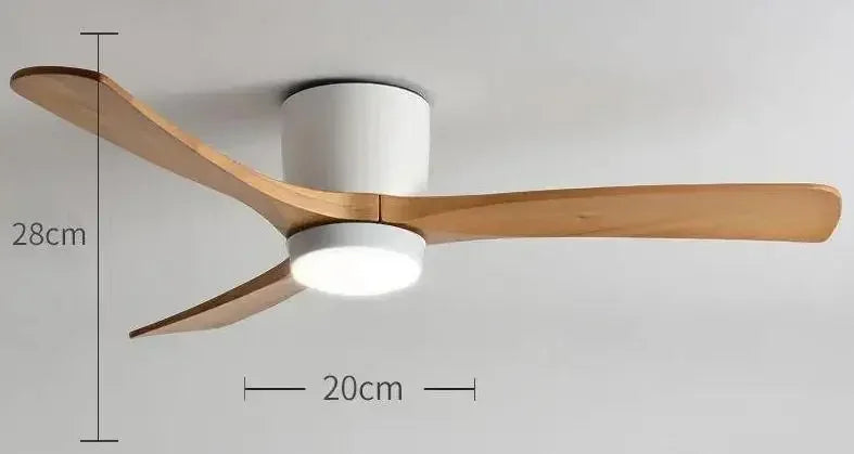 Low Floor Modern Ceiling Fans No Light 36 42 48 56 Inches DC Motor Reversible Blades Remote Control Led Fans Lamp With Lights