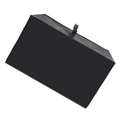 Portable Microwave Cover Cloth Black Polyester Oven Waterproof Dust Cover with Handle Grease Proofing Kitchen Gadgets Protector