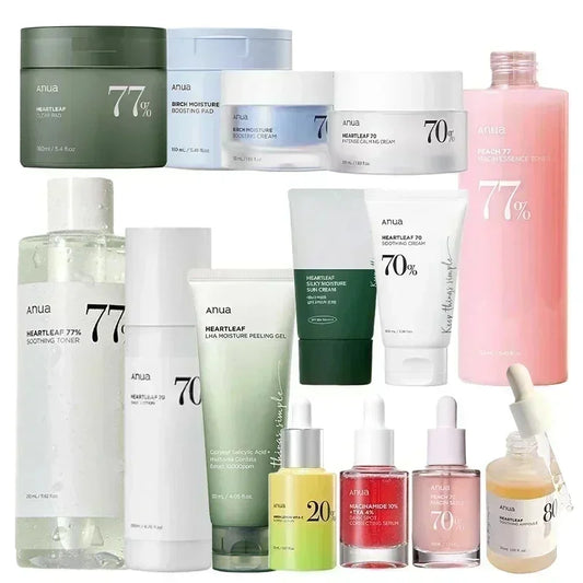 Anti-aging Essence Moisturizing Toner Emulsion Fade Fine Lines Deep Cleaning Facial Cleanser Skin Care Set