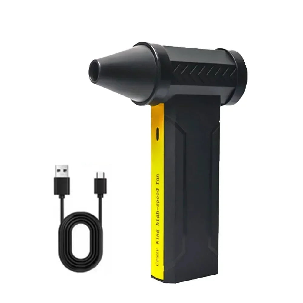 New 10000MAH ,160000RPM Super wind 60M/S Mini Turbo Jet Fan Handheld Brushless Motor Generation Blower industrial Duct Fan car