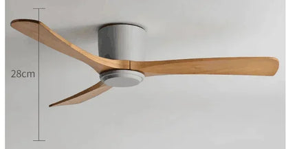 Low Floor Modern Ceiling Fans No Light 36 42 48 56 Inches DC Motor Reversible Blades Remote Control Led Fans Lamp With Lights