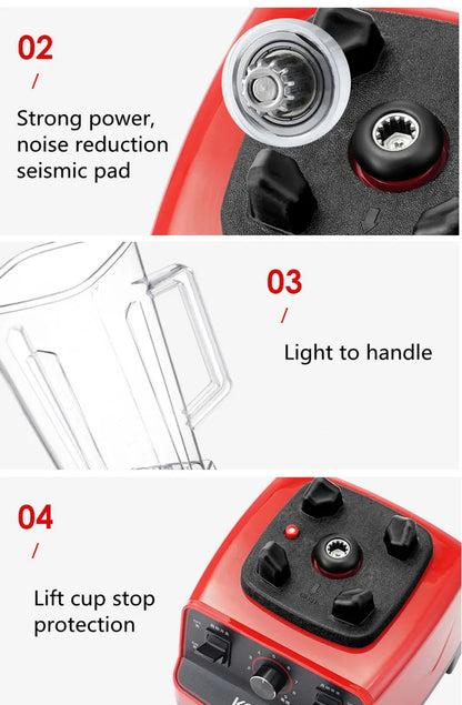 Electric Multifunctional Household Kitchen Soymilk Machine With Wall Breaking Machine Big Powerful Blender Smoothies Maker