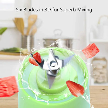 Fruit Blender Mini USB Rechargeable Mixer Electric Handheld Smoothie Maker Blender Stirring Portable Food Processor Fruit Juice