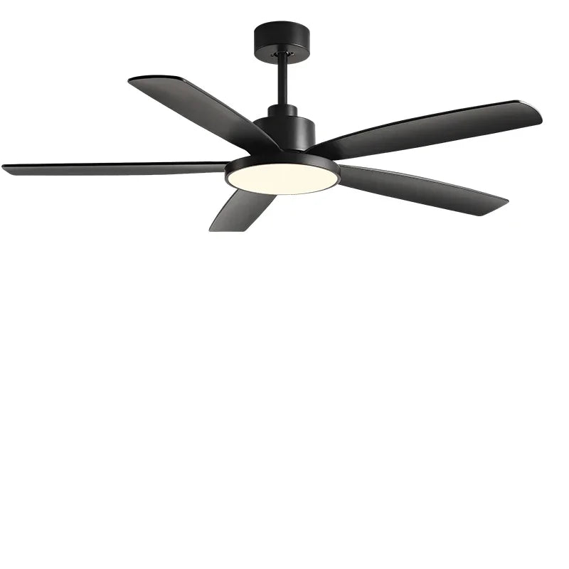 72Inch Ceiling Fan Light Strong Winds Living Room Restaurant DC Remote Control Fan Llights Black Modern Electric Fan 110V 220V