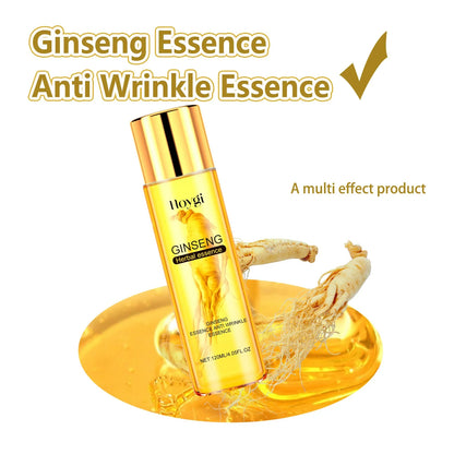 Gold Ginseng Face Essence Polypeptide Lightning Facial Serum for Skin Care 120ml