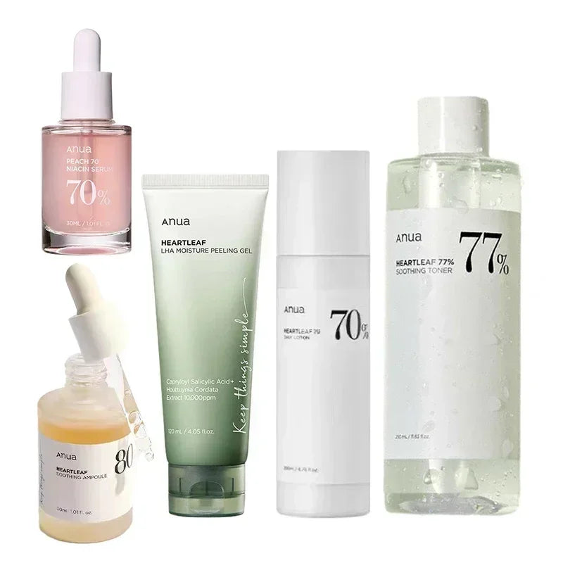 Anti-aging Essence Moisturizing Toner Emulsion Fade Fine Lines Deep Cleaning Facial Cleanser Skin Care Set
