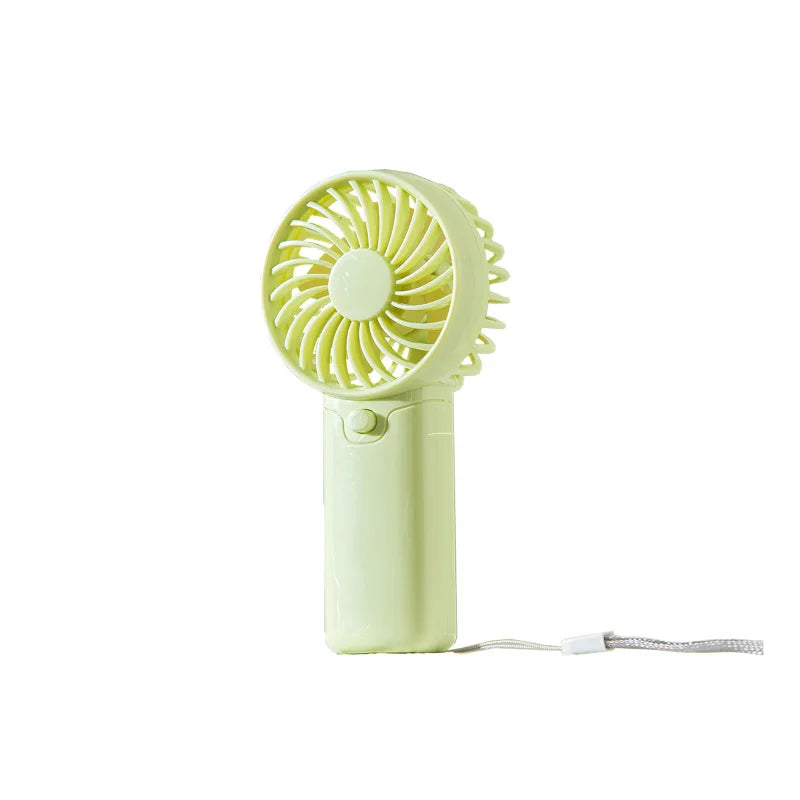 2024 Cute Mini Fan Portable Handheld Fan Lightweight Handy Fan Pocket Size Low Noise Small Electric Fan Student Gift Outdoor Fan