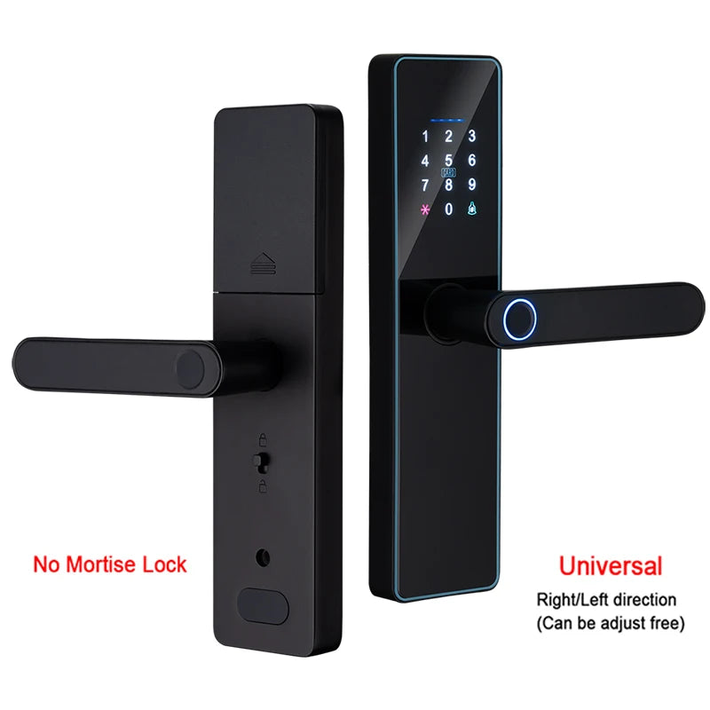 IP65 Waterproof WiFi-Enabled Digital Smart Lock for Front Door Security Smart Keyless Entry Door Lock with Handle
