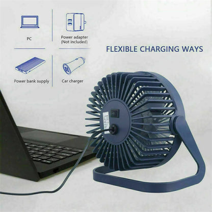 Portable Desktop Mini Fan Usb Rechargeable Ultra-quiet Cooler Cooling Fan Household Electrical Appliances