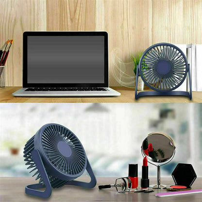 Portable Desktop Mini Fan Usb Rechargeable Ultra-quiet Cooler Cooling Fan Household Electrical Appliances